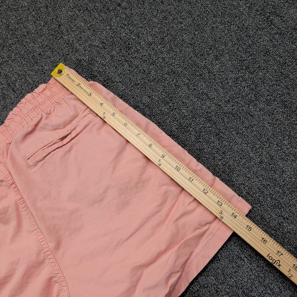 H&M Y2K Relaxed Fit Shorts 32R Peach Pink Cotton Blend‎ Casual Summer Preppy - Picture 5 of 8